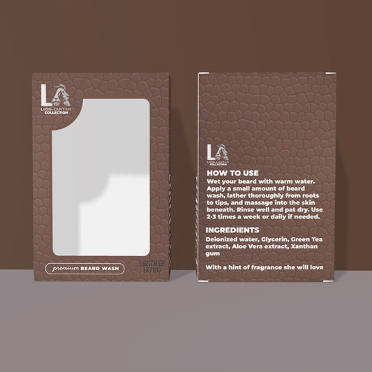 Leather 12/80 Premium Beard Wash