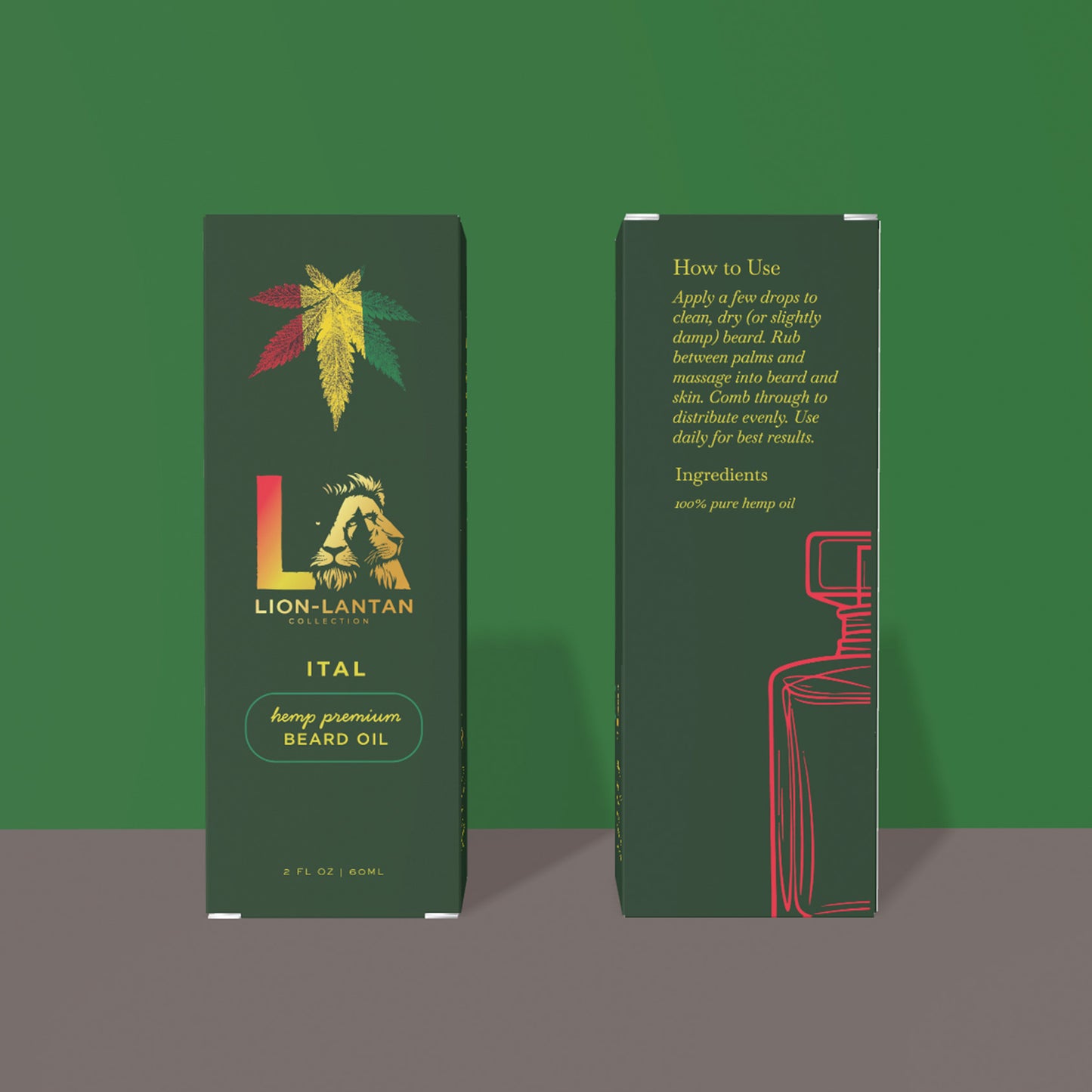 ITAL Premium Hemp Beard Oil