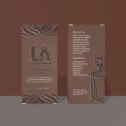 Leather 12/80 Premium Beard Oil