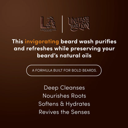 Leather 12/80 Premium Beard Wash